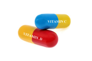 vitamin tablets C and D
